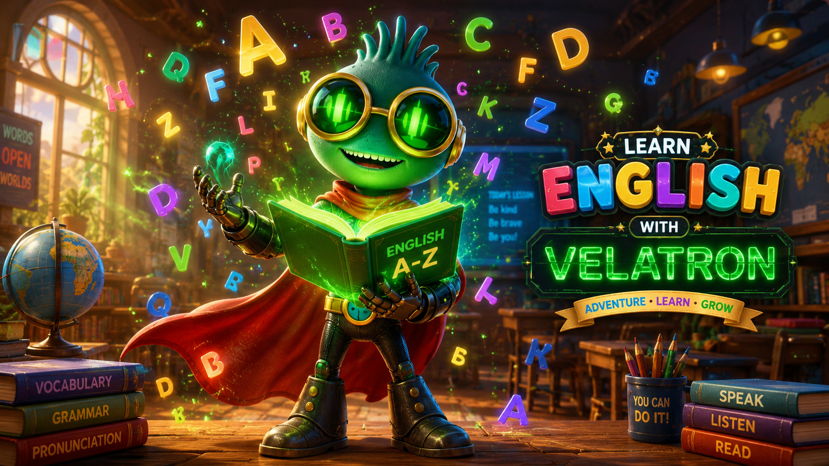 Learn English with Velatron